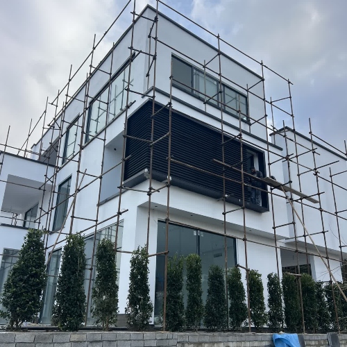 اجرای نمای فلزی