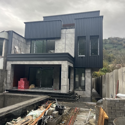 اجرای نمای فلزی