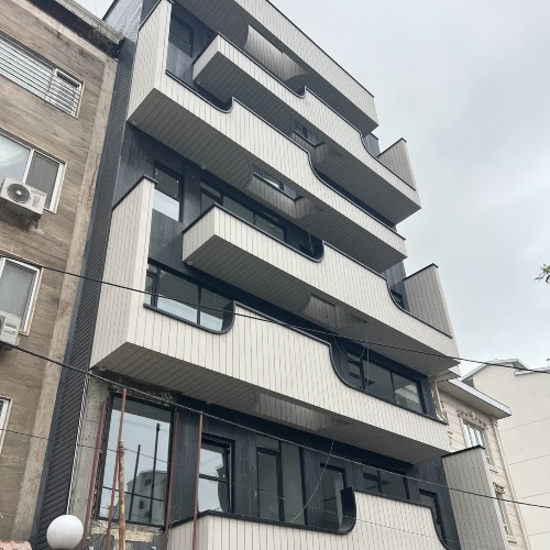 اجرای نمای فلزی